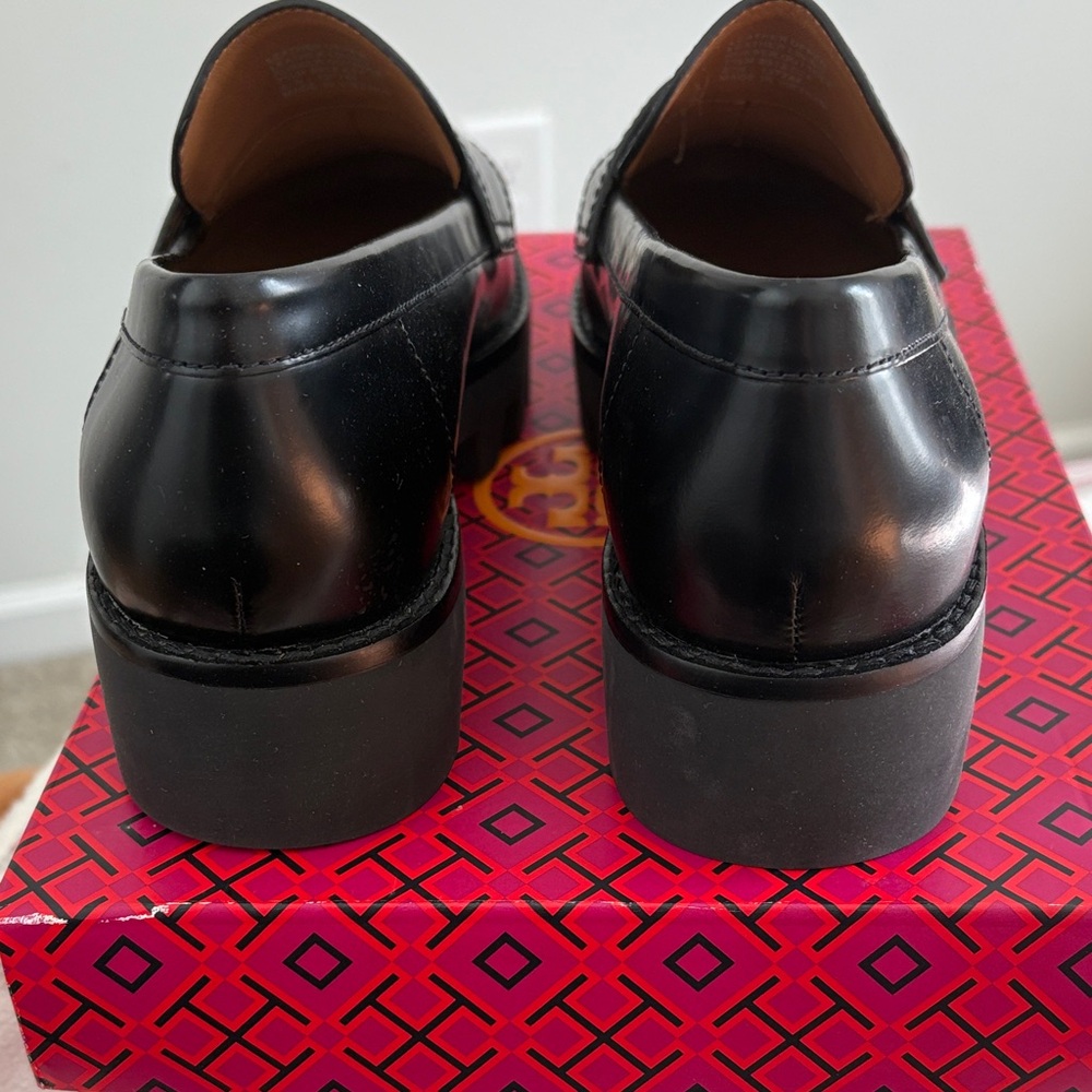Tory Burch Mini Everly Chunky Loafer with Gold Accent - Picture 3 of 7